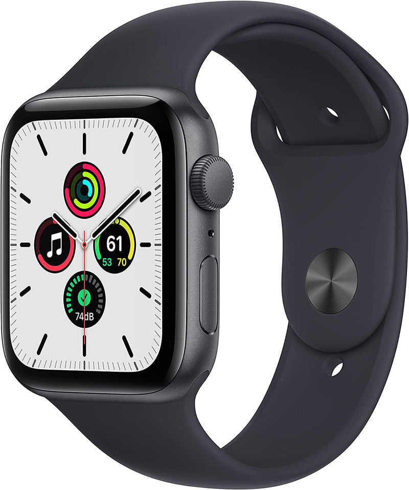 For Parts: APPLE WATCH GPS 44mm SPACE GRAY ALUMINUM CASE MIDNIGHT BAND MKQ63LL/A - NO POWER