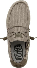 Hey Dude Mens Wally Sox size 10 - BEIGE - Like New