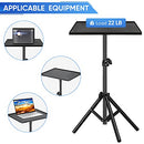 Texet Projector Stand, Laptop Tripod Stand with Adjustable Height, Portable - Like New