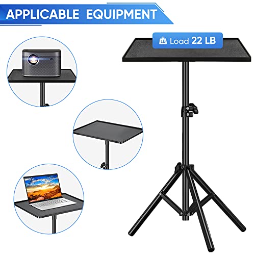 Texet Projector Stand, Laptop Tripod Stand with Adjustable Height, Portable - Like New