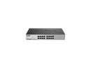 D-Link Ethernet Switch, 16 Port 10/100 Unmanaged Desktop, Fanless Rackmount