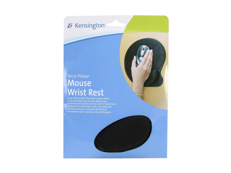 Kensington L57822us Wrist Pillow Mouse Pad, Black