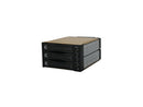 iStarUSA BPU-230SATA-BPL 2 x 5.25" to 3 x 3.5" SAS / SATA 6.0 Gbps Hot-Swap Cage