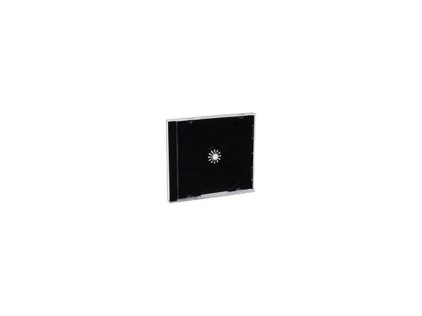 Verbatim 94867 CD/DVD Jewel Storage Cases-Black Tray 200pk