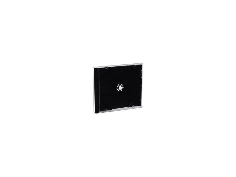 Verbatim 94867 CD/DVD Jewel Storage Cases-Black Tray 200pk