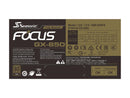 Seasonic FOCUS GX-850, 850W 80+ Gold, Full-Modular, ATX Form Factor, Low Noise,