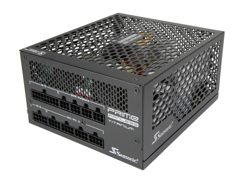 Seasonic Flagship PRIME 600 Titanium Fanless SSR-600TL 600W 80+ Titanium Full