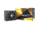 Seasonic Focus SSR-850FM, 850W 80+ Gold, Semi-Modular, Fits All ATX Systems