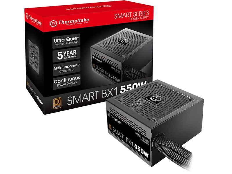 Thermaltake Smart BX1 550W Bronze SLI/ CrossFire Ready Continuous Power