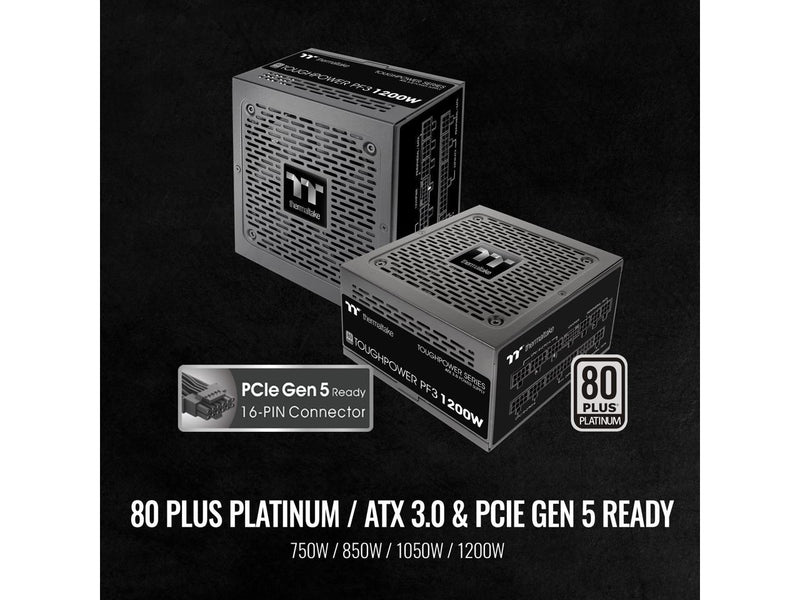 Thermaltake Toughpower PF3 1200W 80+ Platinum ATX 3.0 (PCI-E 5.0 600W 12VHPWR