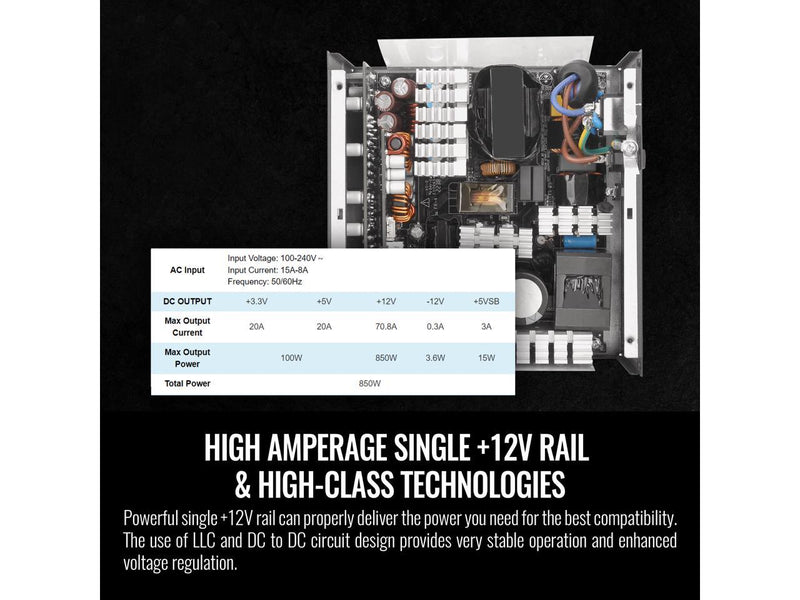 Thermaltake Toughpower PF3 850W 80+ Platinum ATX 3.0 (PCI-E 5.0 450W 12VHPWR