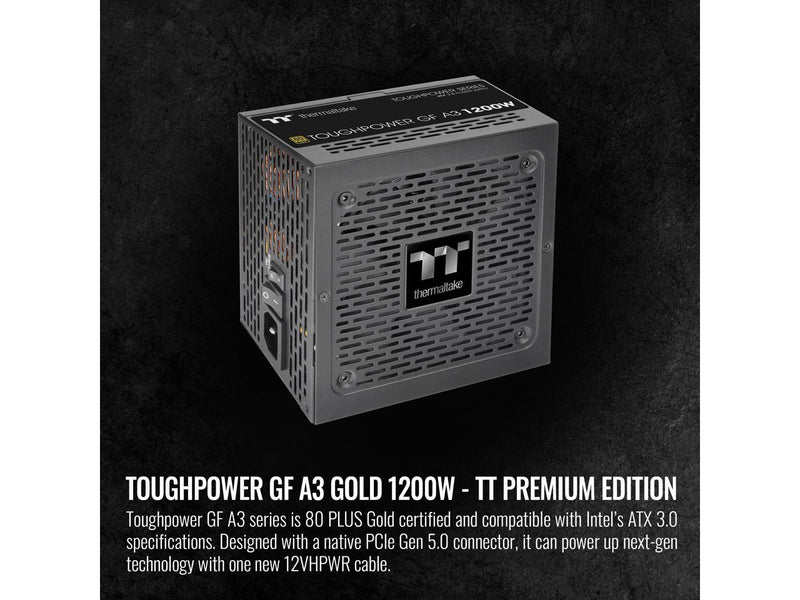 Thermaltake Toughpower GF A3 ATX 3.0 1200W 80+ Gold Full Modular SLI/Crossfile