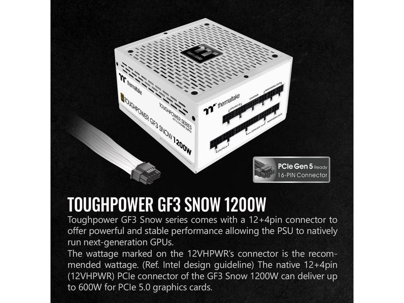 Thermaltake Toughpower GF3 Snow Edition 1200W 80+ Gold Full Modular