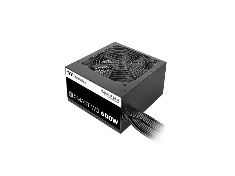 Thermaltake Smart W3 Series 80Plus Certified 600W Power Supply; ATX v3.1 Spec;