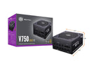 Cooler Master V750 Gold V2 Full Modular,750W, 80+ Gold Efficiency, Semi-fanless