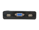 Rosewill RKV-4UC 4 Port USB Cable KVM, 0.9m Cable Built with Speaker MIC Remote