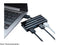 Rosewill 4-Port Slim USB 3.0 Mini Hub, with Built-in 2" Cable, Compatible with