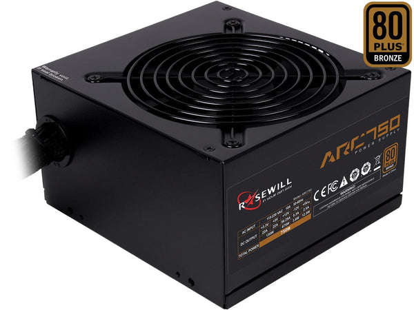 Rosewill Gaming Power Supply, Arc Series 750 Watt (750W) 80 Plus Bronze