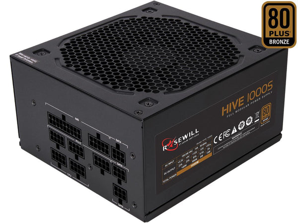 Rosewill HIVE Series, HIVE-1000S, 1000W Fully Modular Power Supply, 80 PLUS