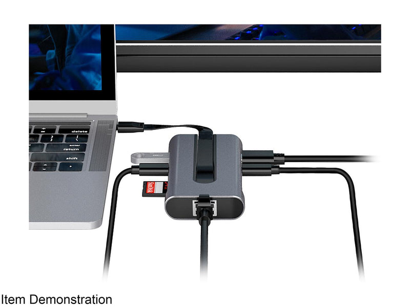 Rosewill RHUB-100W USB-C 3.2 Gen 2 10Gbps 4K 60hz HDR Power Delivery 100W