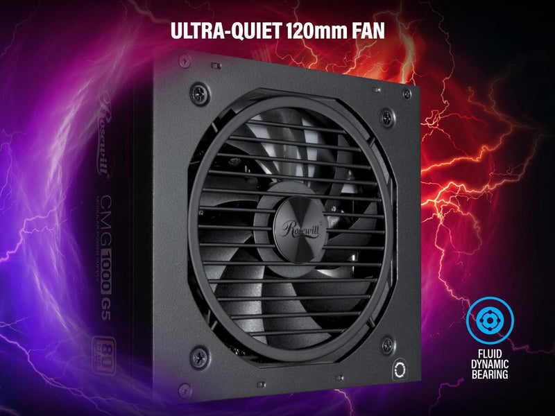 Rosewill CMG5 1000W, ATX 3.0 & 3.1 Compatible, 80+ Gold Full Modular Power