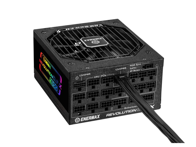 ENERMAX Revolution D.F. X 1650W Full Modular, 80 Plus Gold, ATX 3.0 & PCIe 5.0