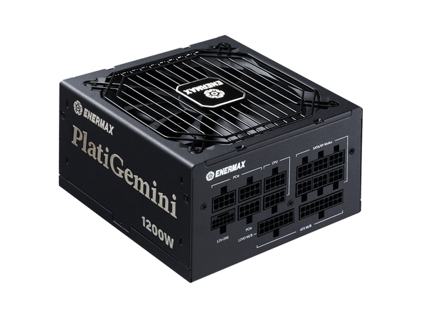 ENERMAX PlatiGemini 1200W ATX 3.1 & ATX12VO Full Modular, 80+ Platinum, 600W