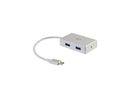 C2G 29827  USB C Hub - USB 3.0 Type-C to 4-Port USB A Hub