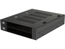 ICY DOCK Dual Bay 2.5 to 3.5 SATA / SAS SSD/ HDD Trayless Hot-swap Dock / Mobile
