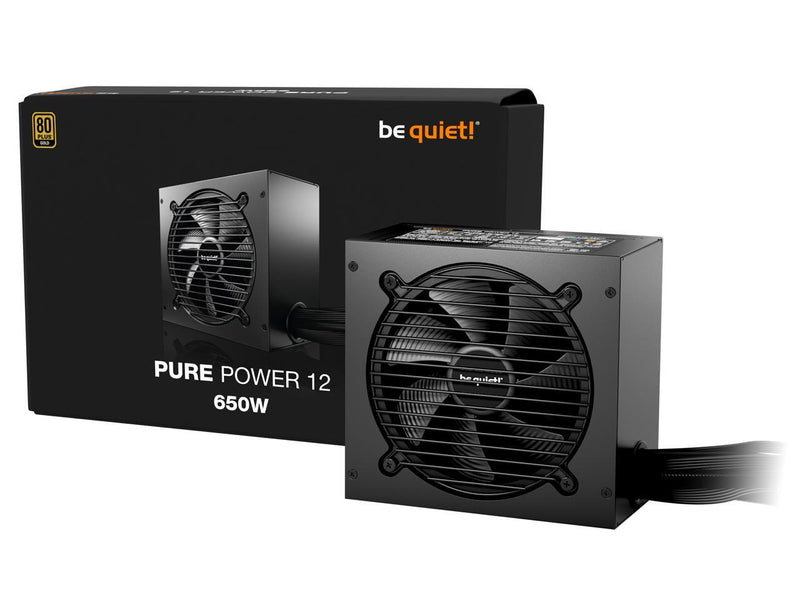 be quiet Pure Power 12 650W  ATX (ATX3.1/ ATX3.0 Compatible) 80 PLUS GOLD
