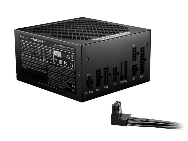 be quiet Power Zone 2 750 W ATX12V 3.1 80 PLUS® Platinum and Cybenetics Platinum