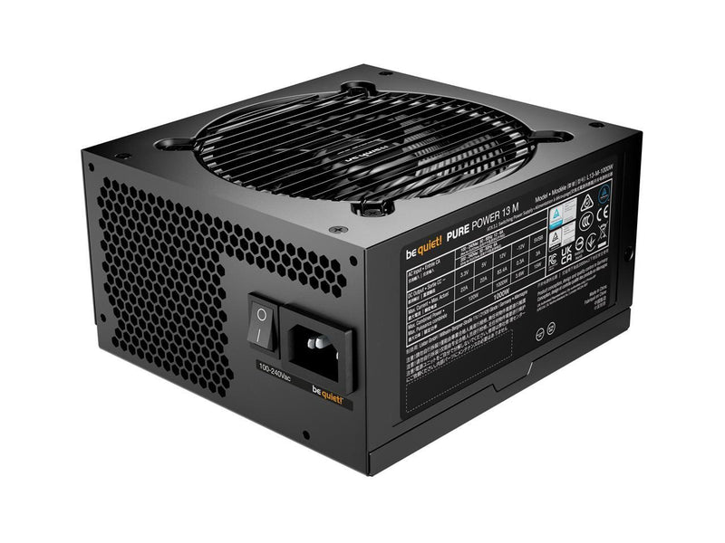 be quiet! Pure Power 13 M 1000W Modular Power Supply I 80 Plus® Gold I ATX 3.1 I