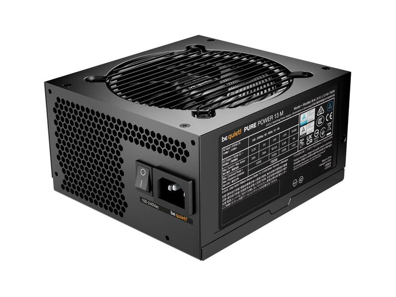 be quiet! Pure Power 13 M 750W Modular Power Supply I 80 Plus® Gold I ATX 3.1 I