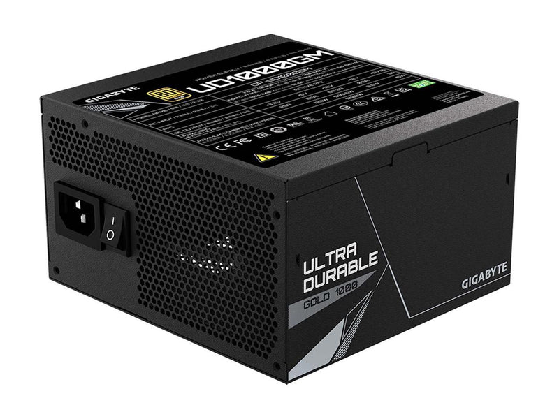 GIGABYTE GP-UD1000GM 1000W 80 Plus Gold Certified Fully Modular Power Supply