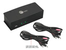 SIIG CE-KV0711-S1 2x1 Dual View USB HDMI KVM Switch - 4K, Dual Display or