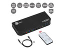 SIIG CE-KV0C11-S1 2x1 DisplayPort 4K KVM USB 3.0 Switch with Remote Control