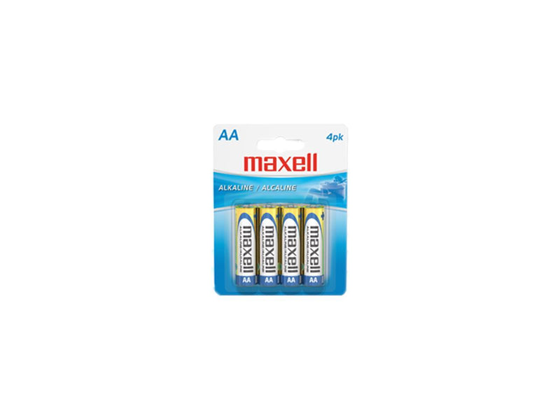 maxell 723465 4-pack AA Alkaline Batteries