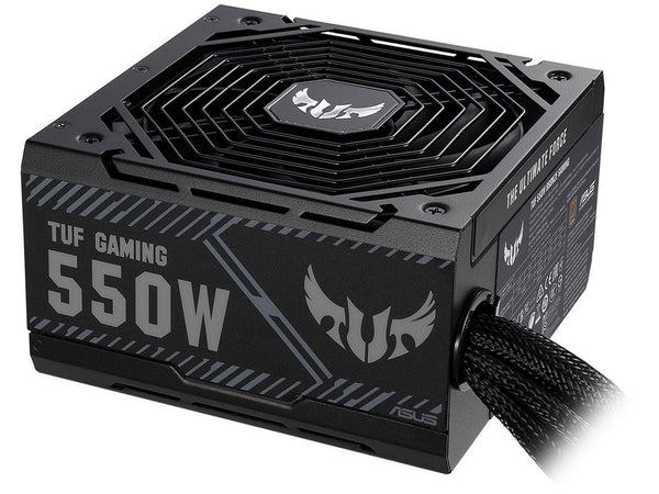 ASUS TUF GAMING 550W Bronze PSU, Power Supply(Axial-tech fan design, Dual