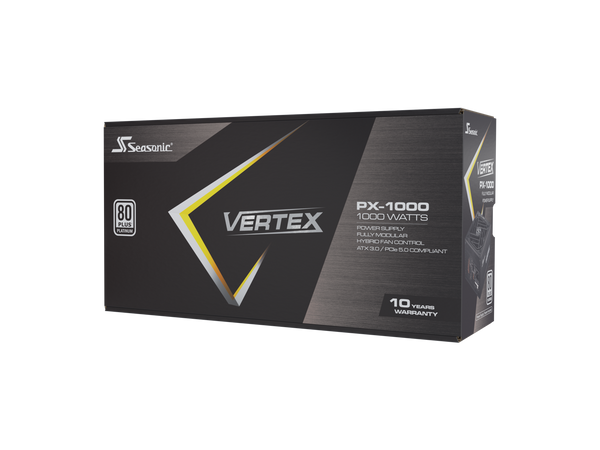 Seasonic VERTEX PX-1000, 1000W 80+ Platinum,  ATX 3.0 / PCIe 5.0 Compliant, Full