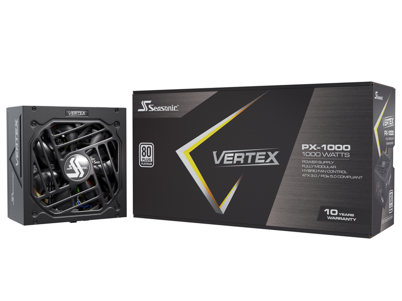 Seasonic VERTEX PX-1000, 1000W 80+ Platinum,  ATX 3.0 / PCIe 5.0 Compliant, Full