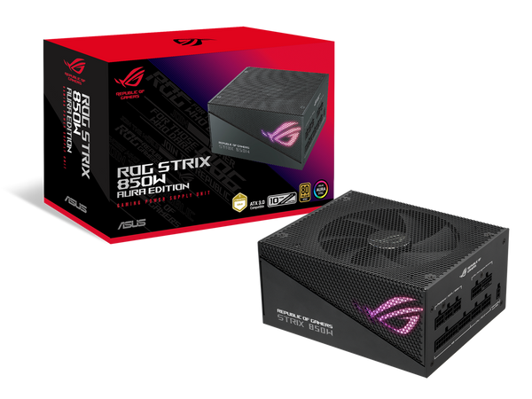 ASUS ROG Strix 850W Gold Aura Edition (Fully Modular Power Supply, 80+ Gold