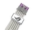 ASUS ROG Equalizer White Edition 12V-2x6 PCIe Cable (ATX 3.1 & PCIe 5.1, Load