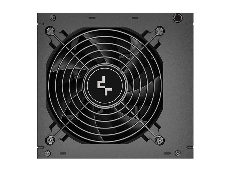 DeepCool PM750D, 80 PLUS Gold Certified, Non-Modular, Black Flat Cables, 5 Year