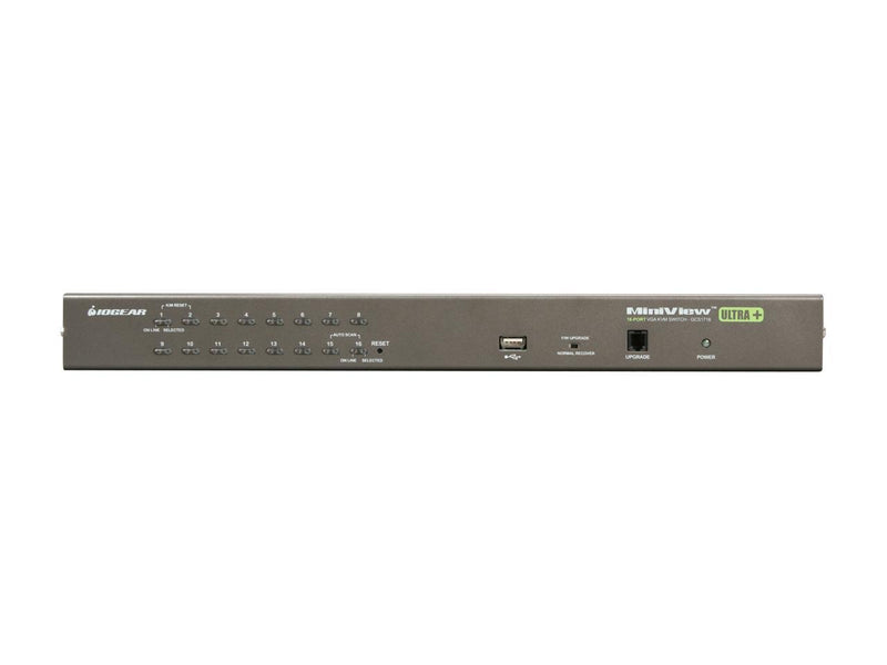 IOGEAR 16-Port USB PS/2 Combo KVM Switch GCS1716