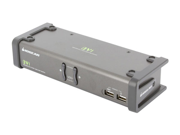 IOGEAR GCS1102 2-Port DVI KVMP Switch w/ Cables