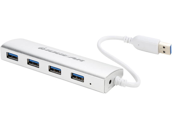 IOGEAR met(AL) USB 3.0 4-P Hub - USB - External - 4 USB Port(s) - 4 USB 3.0