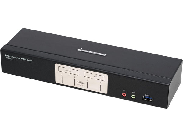 IOGEAR GCS1934 4-Port DisplayPort 1.2 KVMP Switch with USB 3.1 Gen1 Hub and