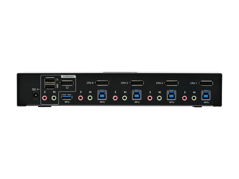 IOGEAR GCS1934 4-Port DisplayPort 1.2 KVMP Switch with USB 3.1 Gen1 Hub and