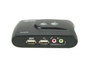 TRIPP LITE B004-VUA2-K-R 2-Port Compact USB KVM Switch w/Audio and Cable
