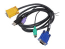 Tripp Lite 6ft KVM Switch USB/PS2 Combo Cable for B020-U08/U16 and B022-U16